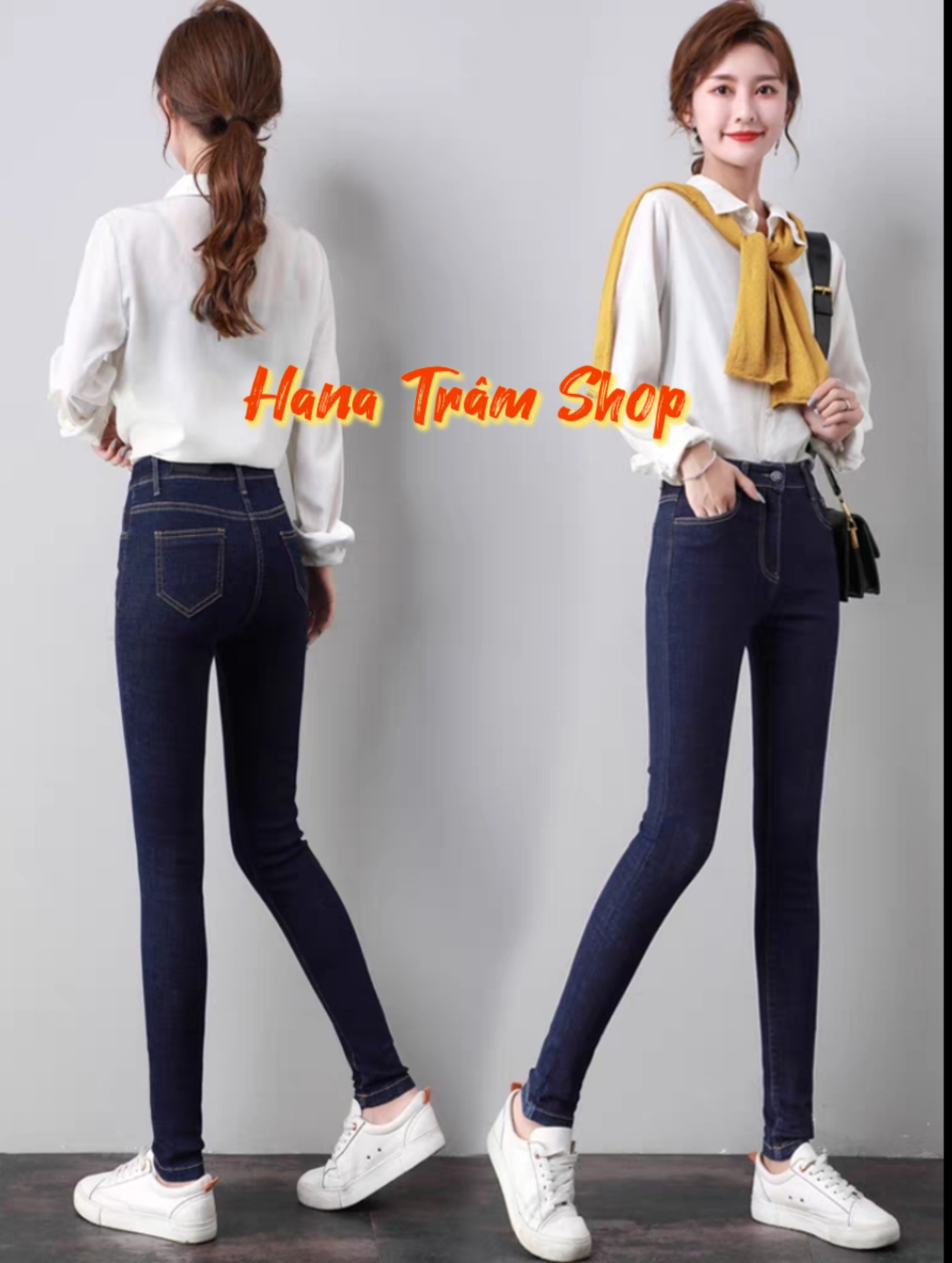 Quần Jean Nữ Xanh  Co Giãn QJZ021