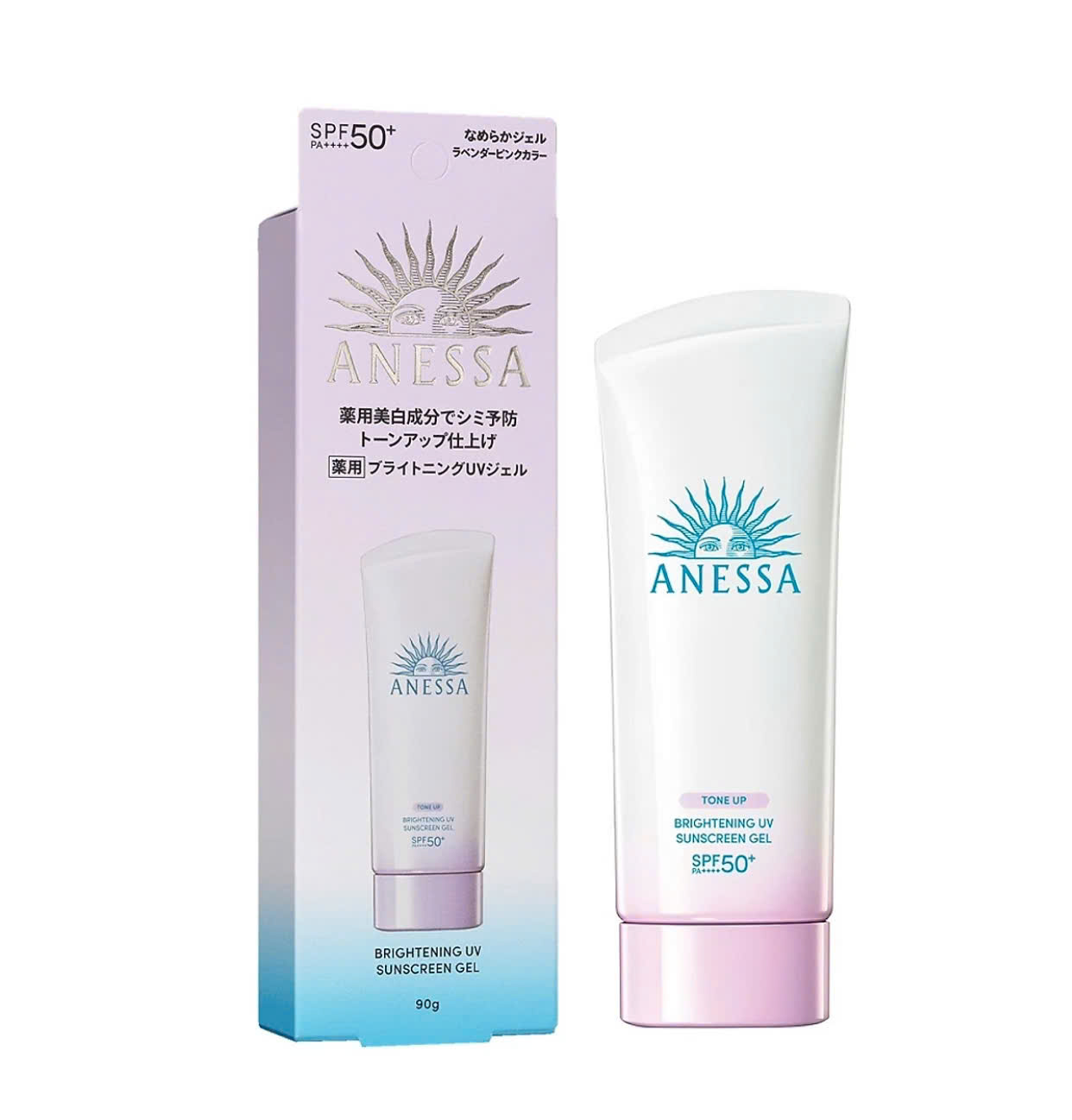Kem chống nắng dưỡng trắng Anessa Whitening UV Sunscreen Gel Spf 50+ Pa++++ (90g)
