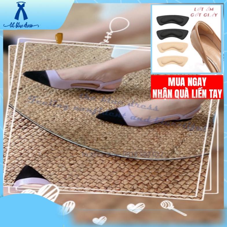 QUẢNG CHÂU Giày búp bê giày bệt Slingback phối mũi captoe có thêm bigsize