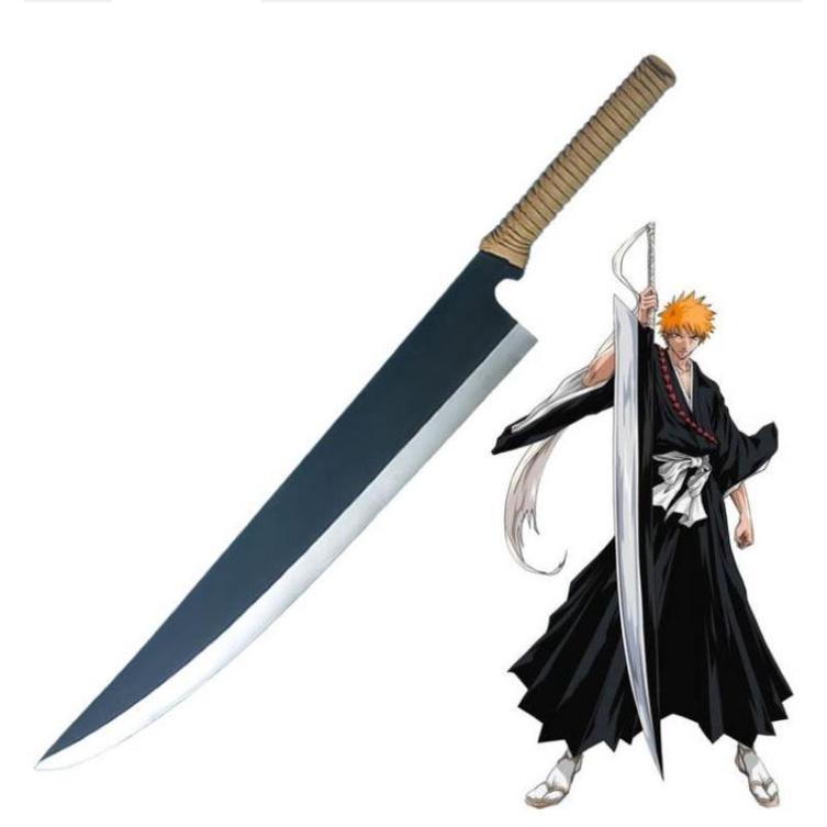 (Có sẵn) Đạo cụ Cosplay Ichigo trong Bleach Thanh Nodachi dài 108cm bằng chất liệu PU cực kỳ bền