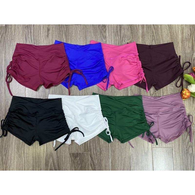 QUẦN ĐÙI RÚT DÂY CẠP V TẬP GYM, NHẢY EROBIC,ZUMBA,ĐI BIỂN. ĐI BƠI, THỂ DỤC NỮ