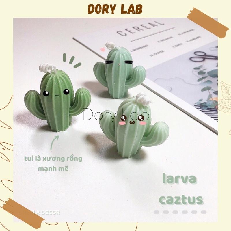 Nến Thơm Cây Xương Rồng Nhiều Màu Sắc Handmade, Phụ Kiện Decor Chụp Ảnh, Quà Tặng - Dory Lab