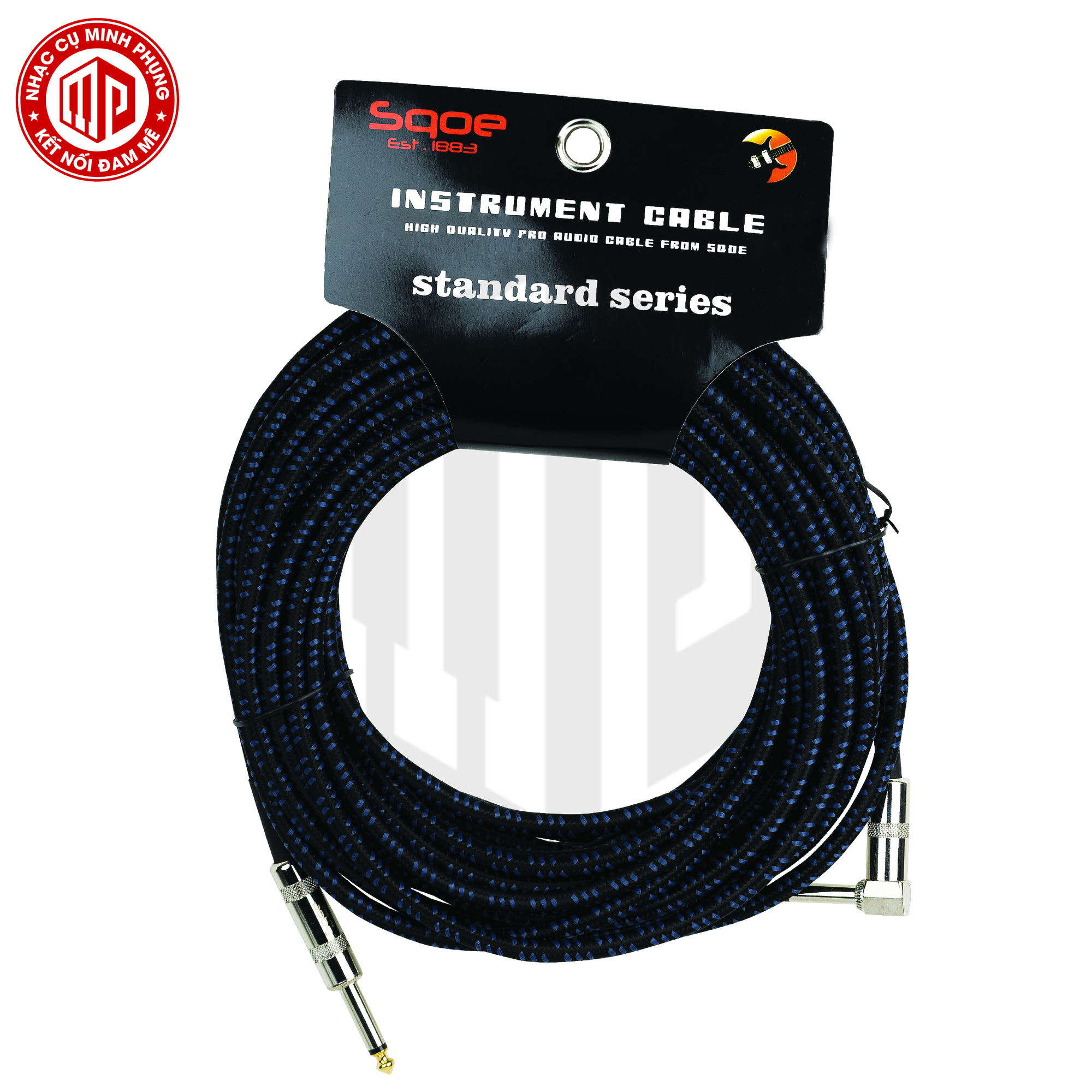 Dây line/ cáp/ cable tín hiệu/ kết nối âm thanh cao cấp Sqoe - 2 đầu jack 6/ 6.5 ly - Dài 6m và 10m - Nhiều màu lựa chọn - Hàng chính hãng