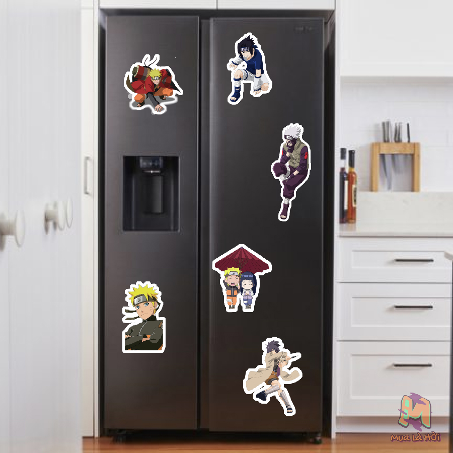 Miếng dán Stickers chủ đề Naruto