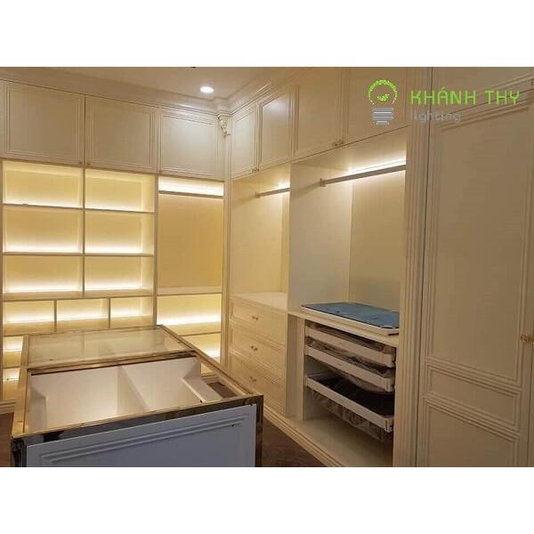 Đèn led thanh nhôm lắp nổi KT 509, chuyên lắp tủ, kệ trưng bày sản phẩm