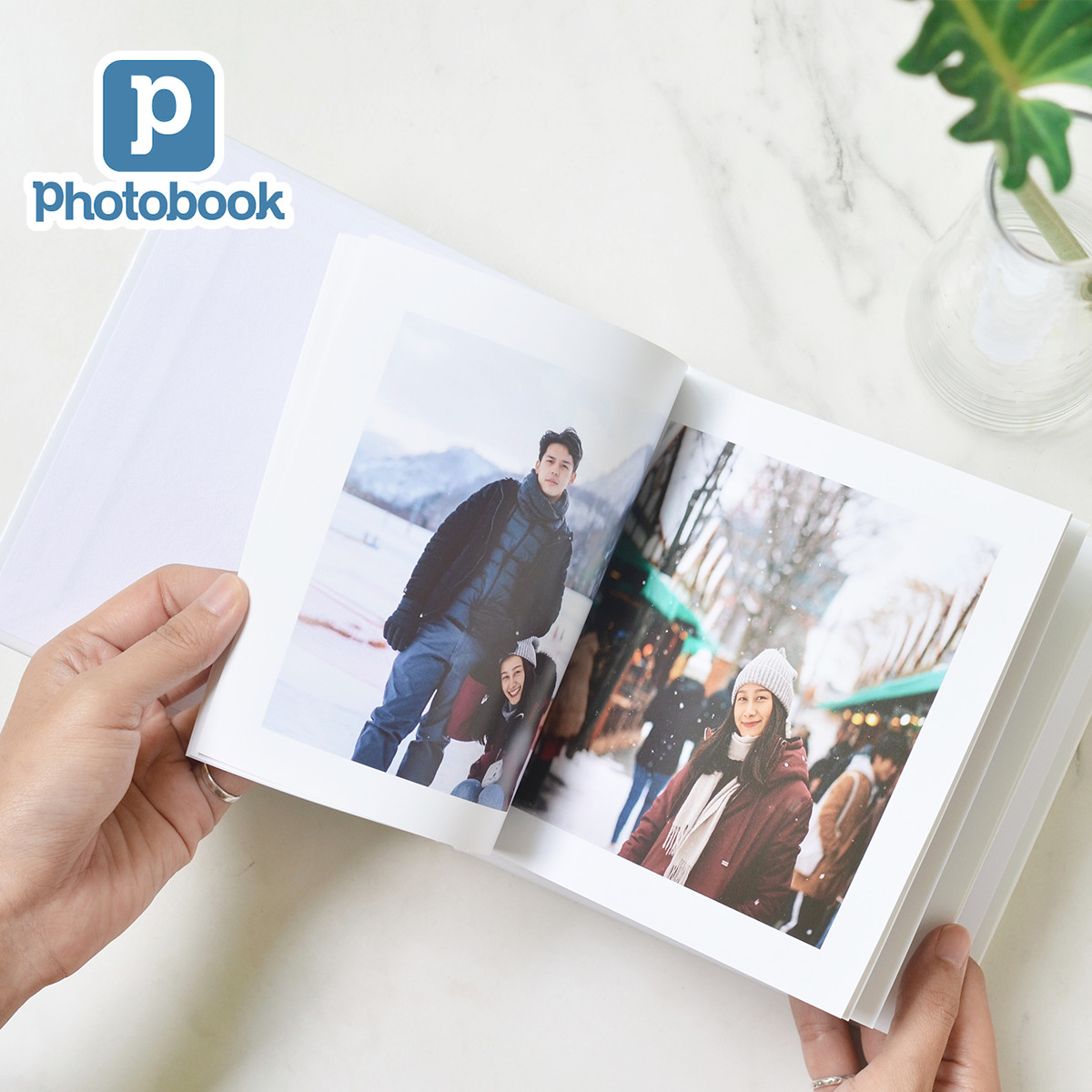 Album in ảnh theo yêu cầu bìa cứng 20 trang 6” x 6” - Thiết kế trên app Photobook