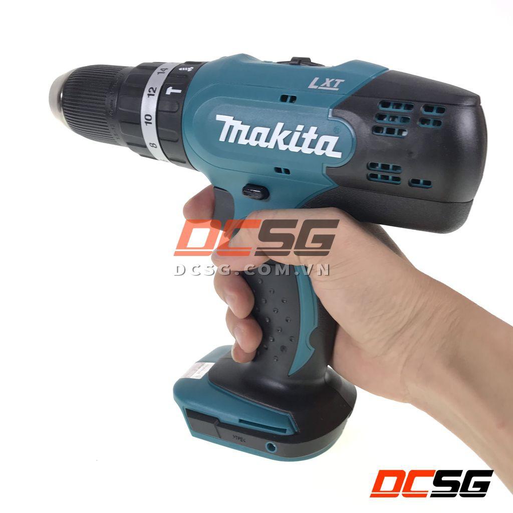 Máy khoan búa, vặn vít dùng pin 18V Makita DHP453SFX8 | DCSG