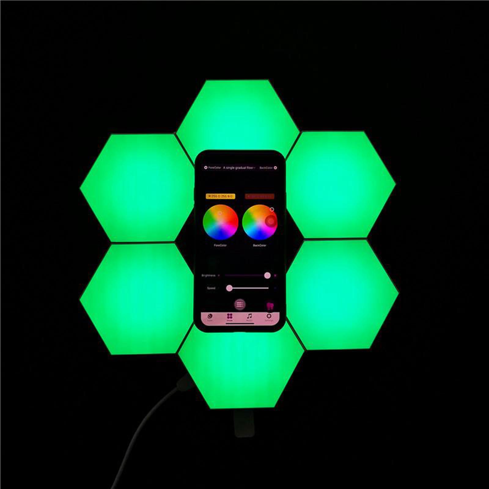 Hexagon Light Smart LED Wall Light APP Control Modular Light DIY Night Light