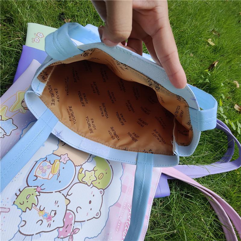 Phụ Nữ Túi Lớn-Dung Tích Túi Hello Kitty Da Chống Thấm Nước Tote Túi Sinh Viên Học Phí Túi 30x33cm