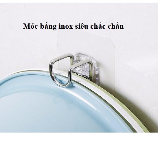 Móc dán tường treo chậu, thớt, vật dụng gia đình siêu tiện lợi