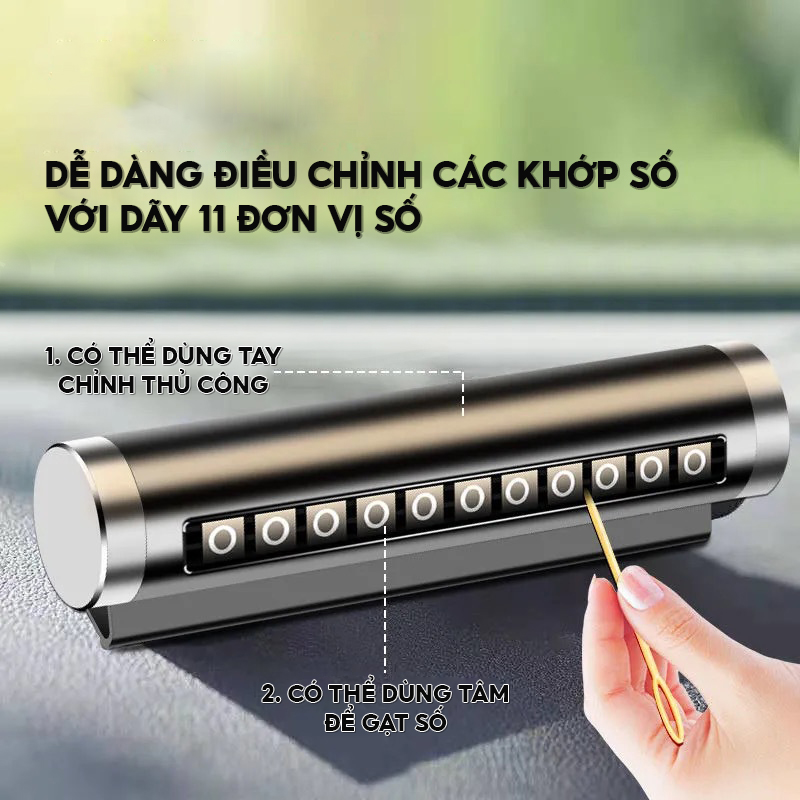 Bảng ghi số phone cho xe ô tô khi dừng đỗ QC-051