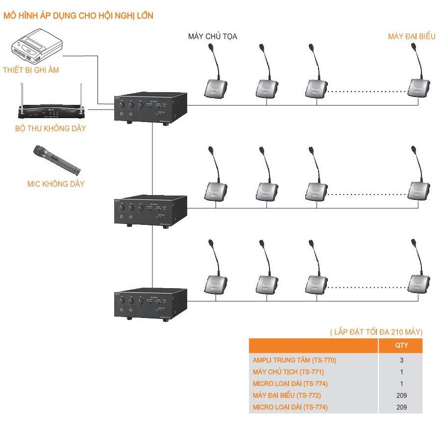 Cần micro hội nghị Toa TS-773 (Hàng chính hãng)