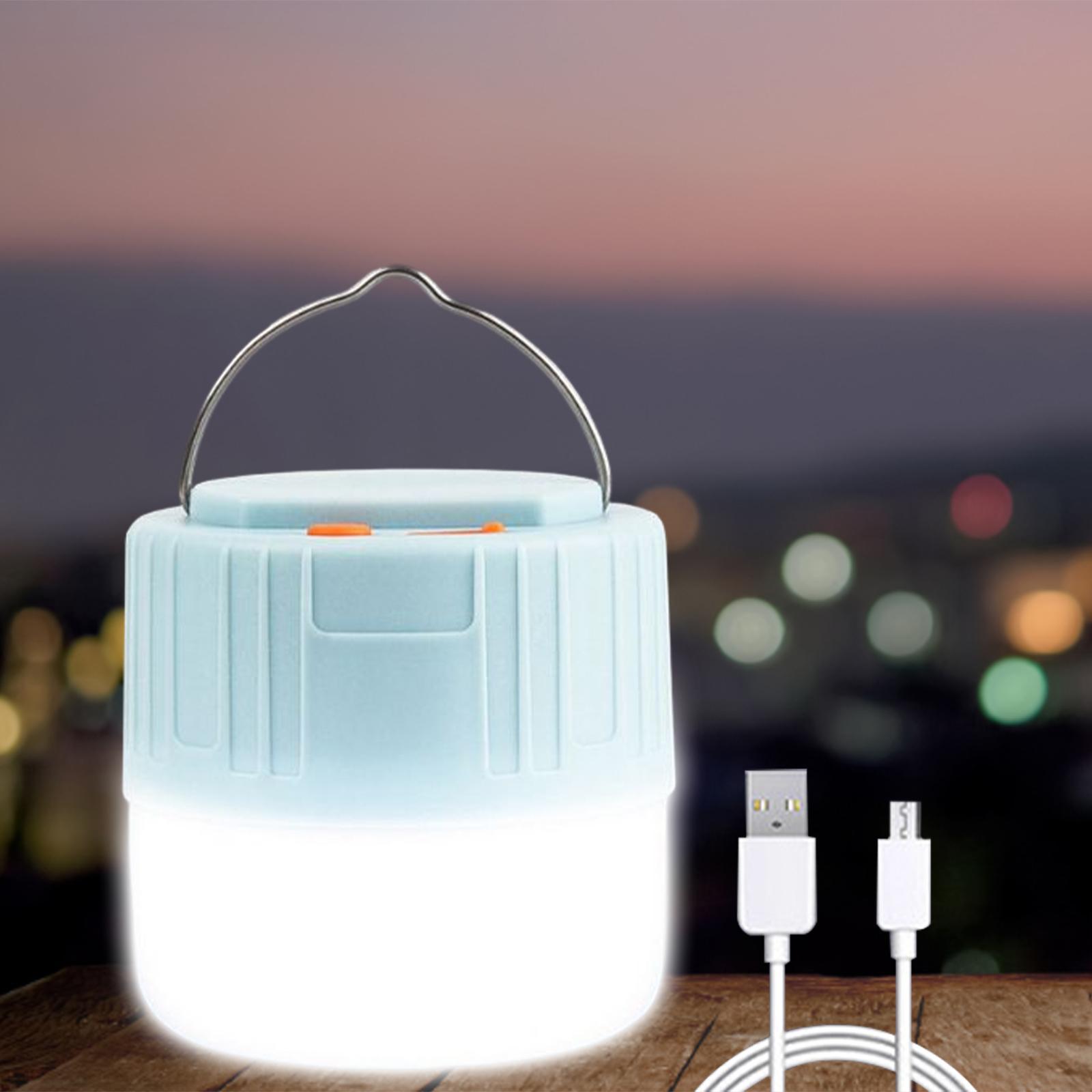 Fishing Camping Light Lamp LED Hanging Bulb USB Tent Lantern 80W