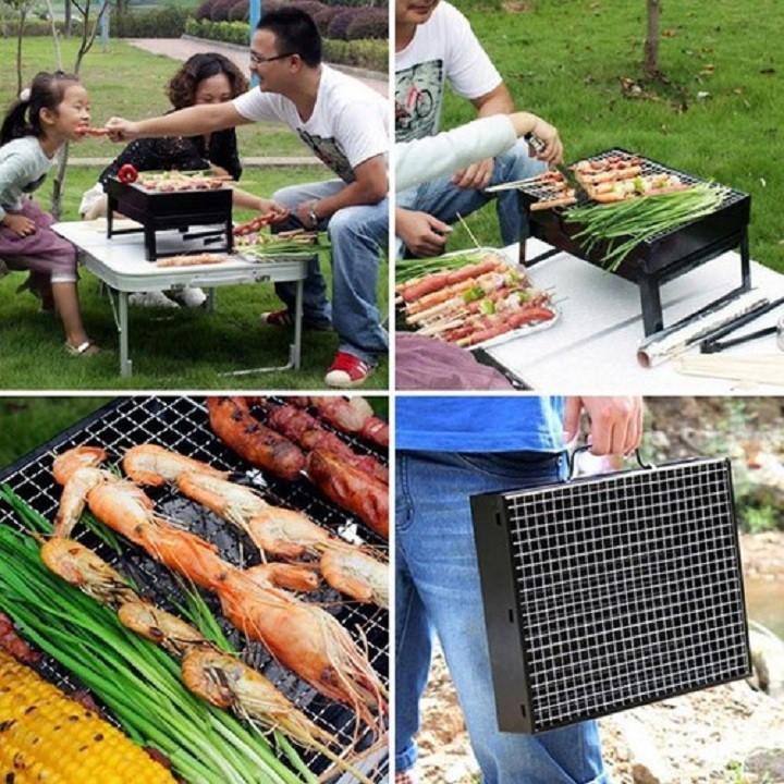 Bếp Nướng Than Hoa Không Khói Nướng BBQ Ngoài Trời - Lò Nướng Than Không Khói Trong Nhà Dã Ngoại Du Lịch