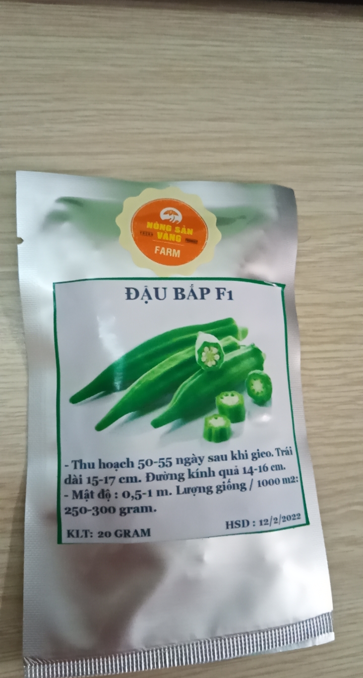 Hạt giống Đậu Bắp Cao Sản ( Gói 20 Gram ) - Nông Sản Vàng