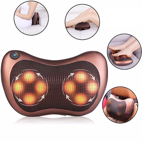 GỐI MASSAGE HỒNG NGOẠI 8 BI, Xua tan mệt mỏi cho cơ thể - Món quà ý nghĩa cho bản thân và gia đình bạn