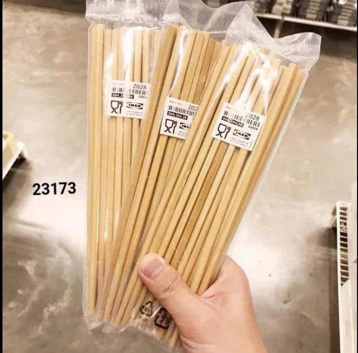 Combo 10 Đôi Đũa Tre IKEA – Đũa Tre Tự Nhiên, Chống Mốc, Dùng Cho Gia Đình &amp; Nhà Hàng- HÀNG CHÍNH HÃNG MINIIN
