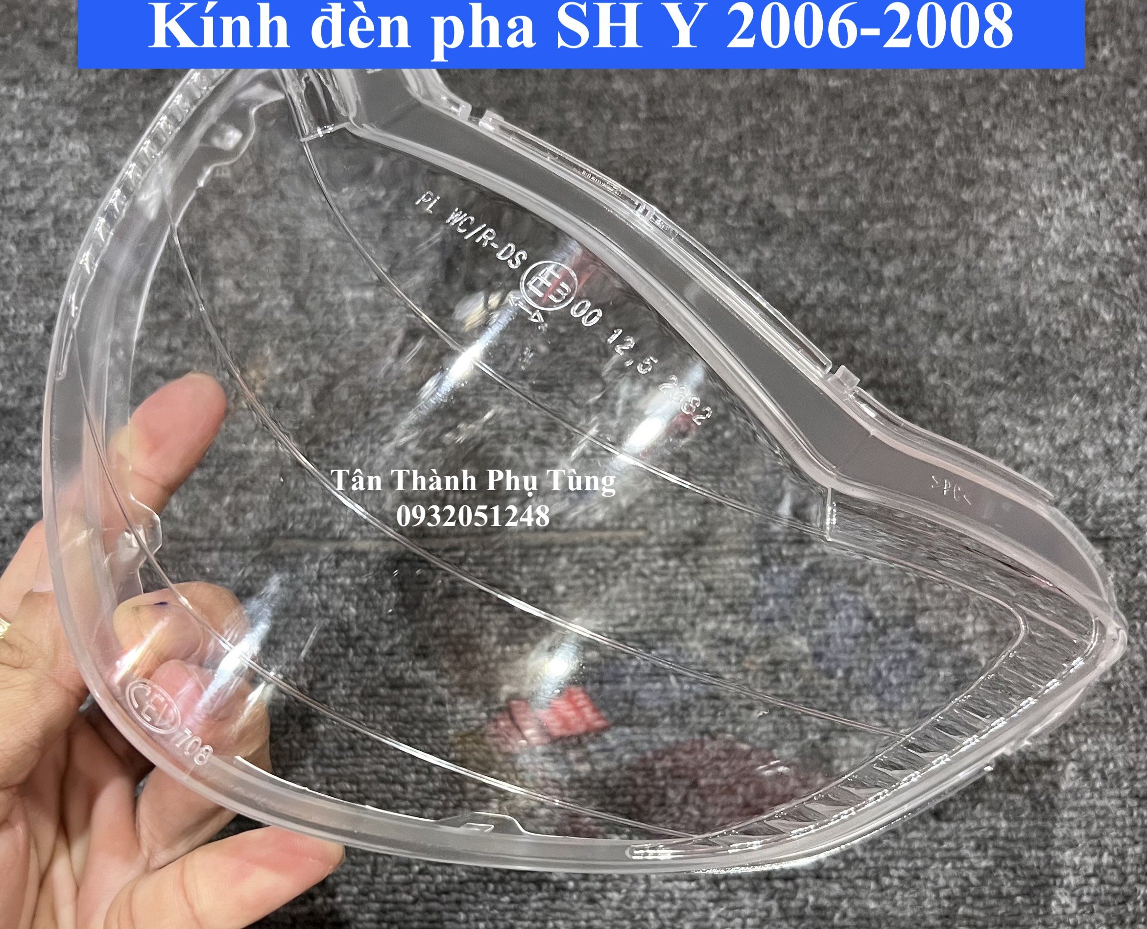 Kính đèn pha dành cho SH Ý 2006-2008