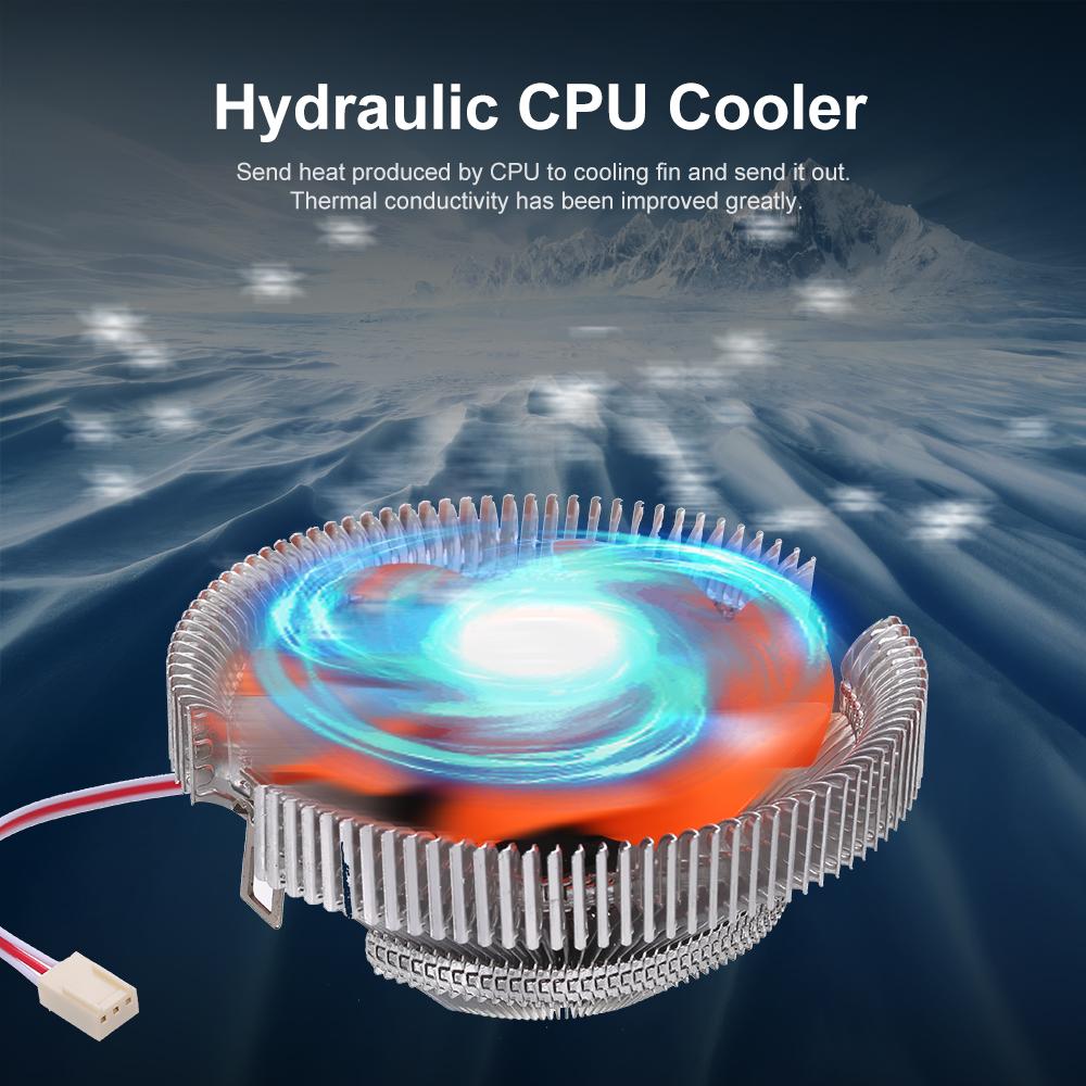 Quạt tản nhiệt CPU thủy lực yên tĩnh Thay thế cho nền tảng Intel Core AMD Sempron