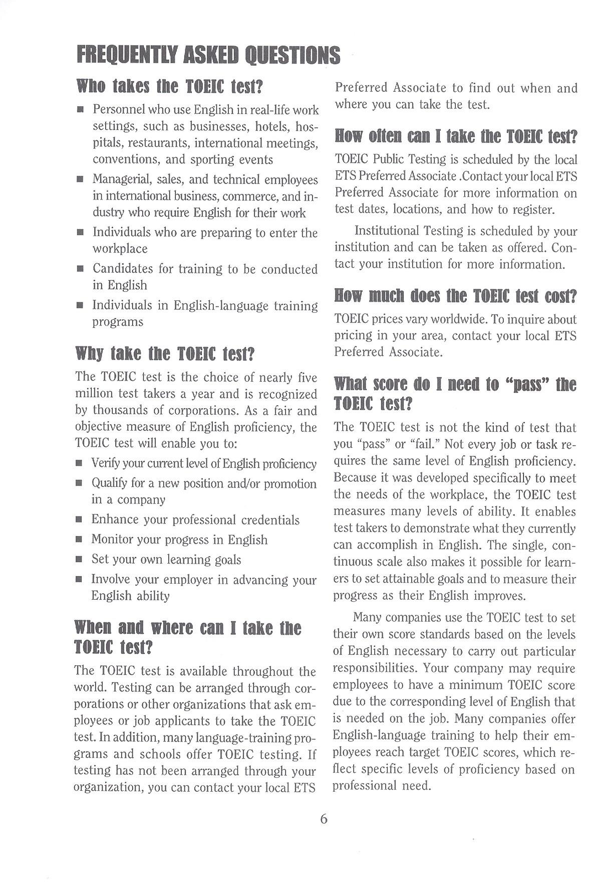 New Toeic: 5 Actual Tests - RC