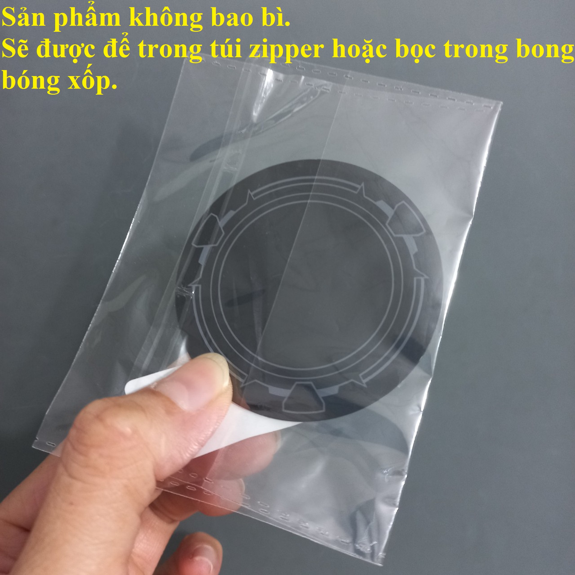 Miếng kim loại dán lưng điện thoại để dùng với sò lạnh nam châm hay giá đỡ nam châm