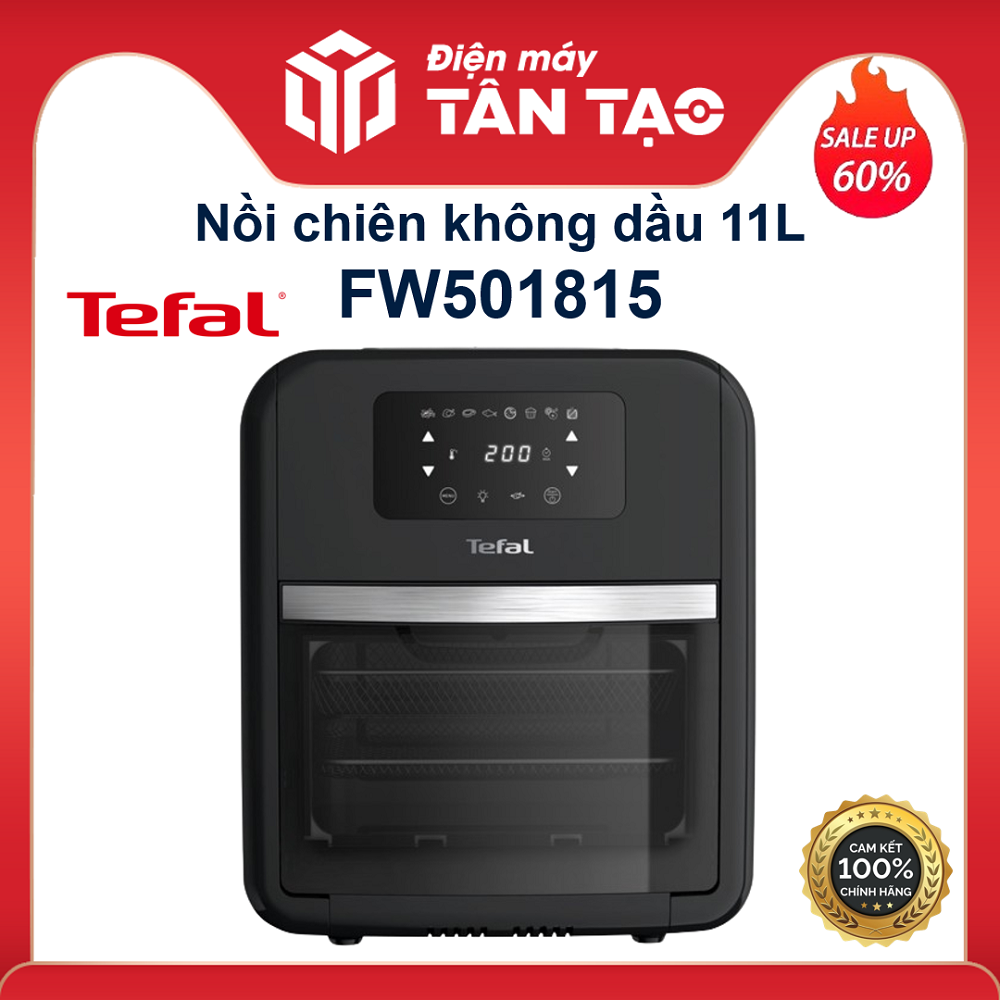 Nồi chiên, nướng, quay không dầu điện tử Tefal FW501815, dung tích 11L - Hàng chính hãng