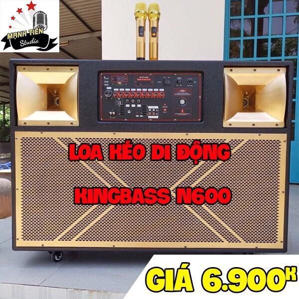 Dàn loa di động KINGBASS N600 2 BASS - 2 TREBLE âm thanh cực nét