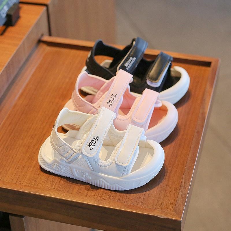 Sandal Dép Tập Đi Quai Hậu Mũi Cao Cho Bé Trai Bé Gái Move Fashion Chống Trơn Chống Vấp Cho Bé Từ 0 - 4t Tuổi