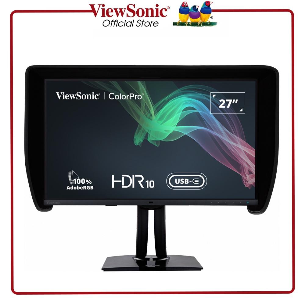 Màn hình thiết kế đồ họa ViewSonic VP2785-2K 27 inch/ 2K/ IPS/ 100% Adobe/ USB Type-C/ Ergonommic - Hàng Chính Hãng