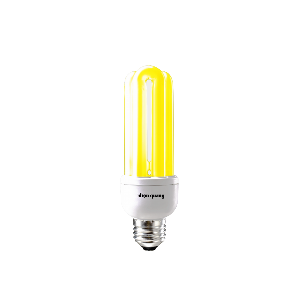 Bóng Đèn Compact Điện Quang ĐQ-CFL-3U-T4-18W-WW-E27 - Ánh Sáng Vàng