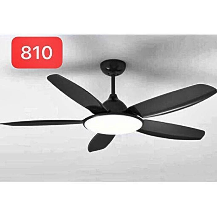 Quạt trần trên nhà Cánh ABS Vân Gỗ,Động Cơ DC 6 vận tốc Gió ,Có Đèn LED, Có REMO