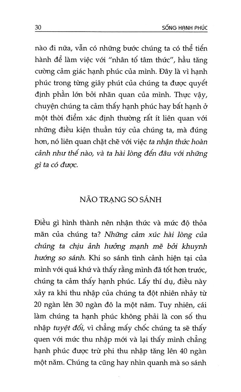 Sách Sống Hạnh Phúc - Cẩm Nang Cho Cuộc Sống (Tái Bản 2020)