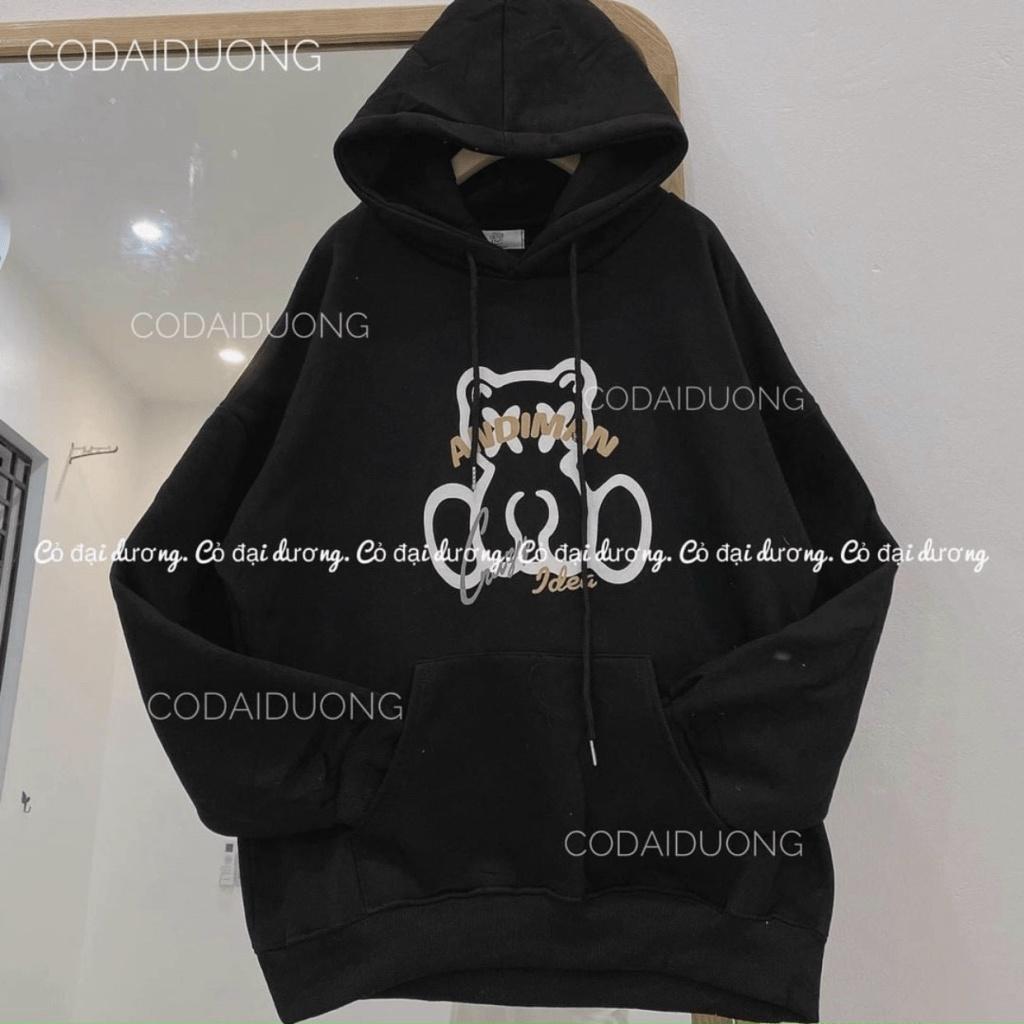 ÁO KHOÁC HOODIE NAM NỮ PHỐI HỌA TIÊT MÈO ANDIMAN SIÊU XINH ĐẸP TINH TẾ