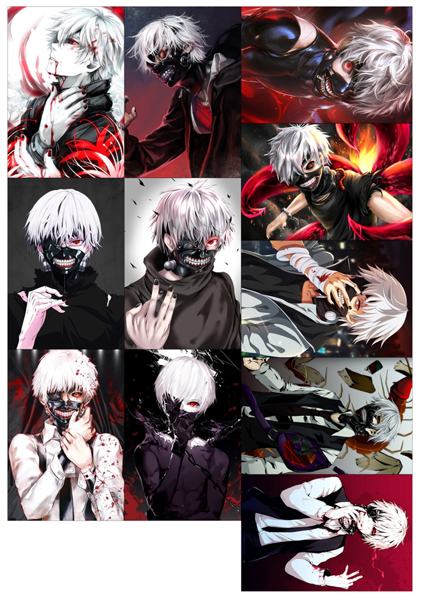 Ảnh Tokyo Ghoul card polaroid set 11 tấm khác nhau