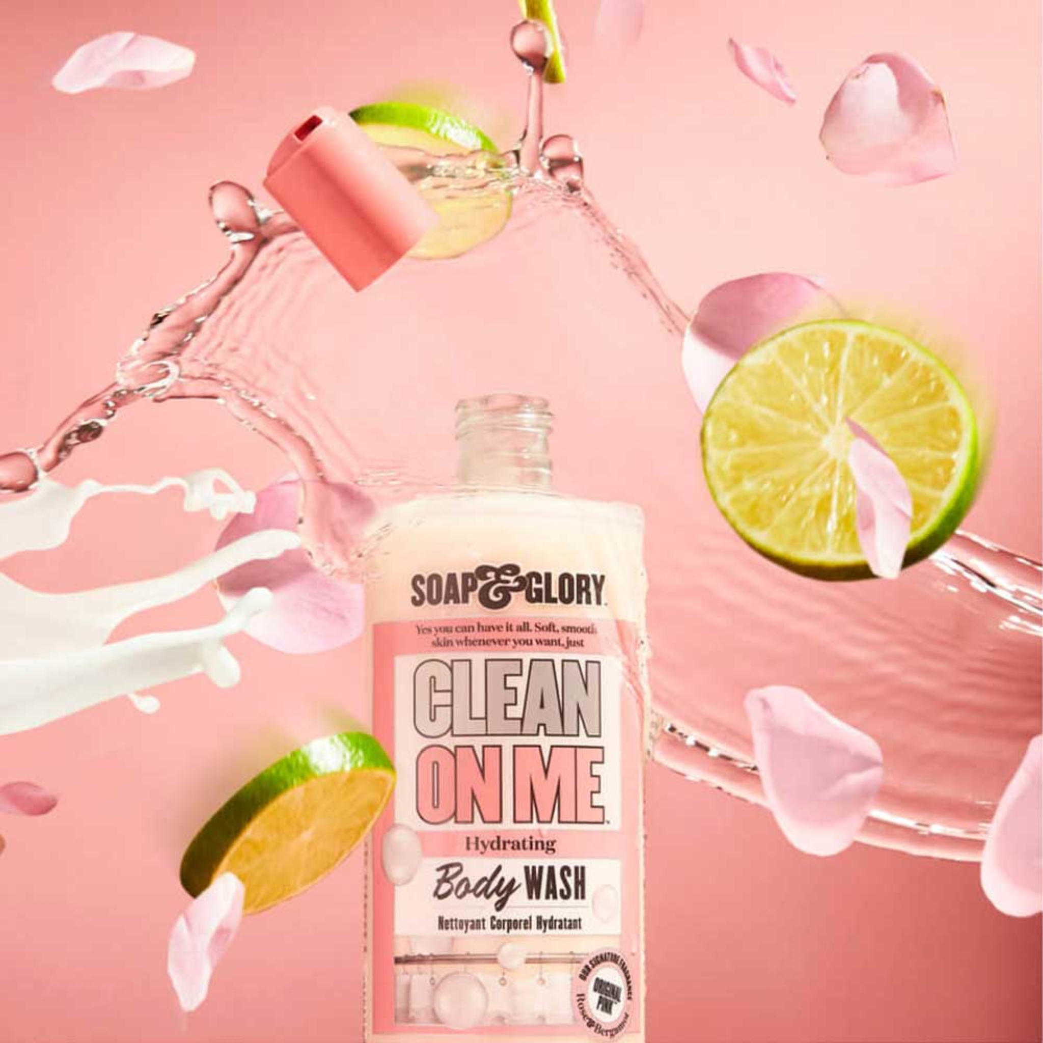 Sữa tắm Soap and Glory Clean On Me Shower Gel 500ml (Bill Anh)
