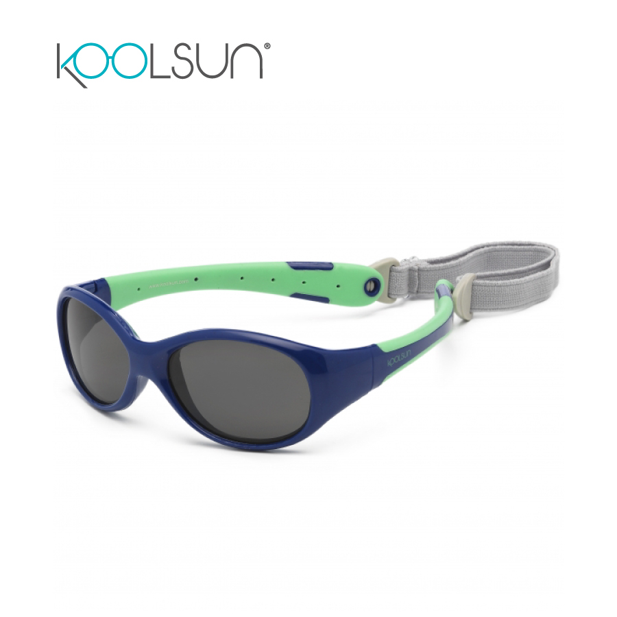 Kính Mát Trẻ Em KOOLSUN Gọng Dẻo Navy Green FLNG003