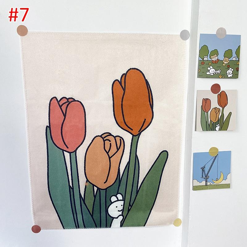 Thảm vải treo tường trang trí nội thất 32x40cm