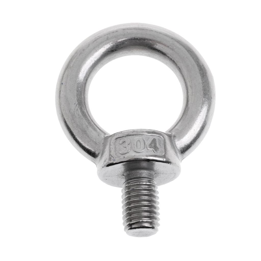 Bu Lông Tròn DIN 580 Bằng Thép Không Gỉ 304 Cho Động Cơ Biển