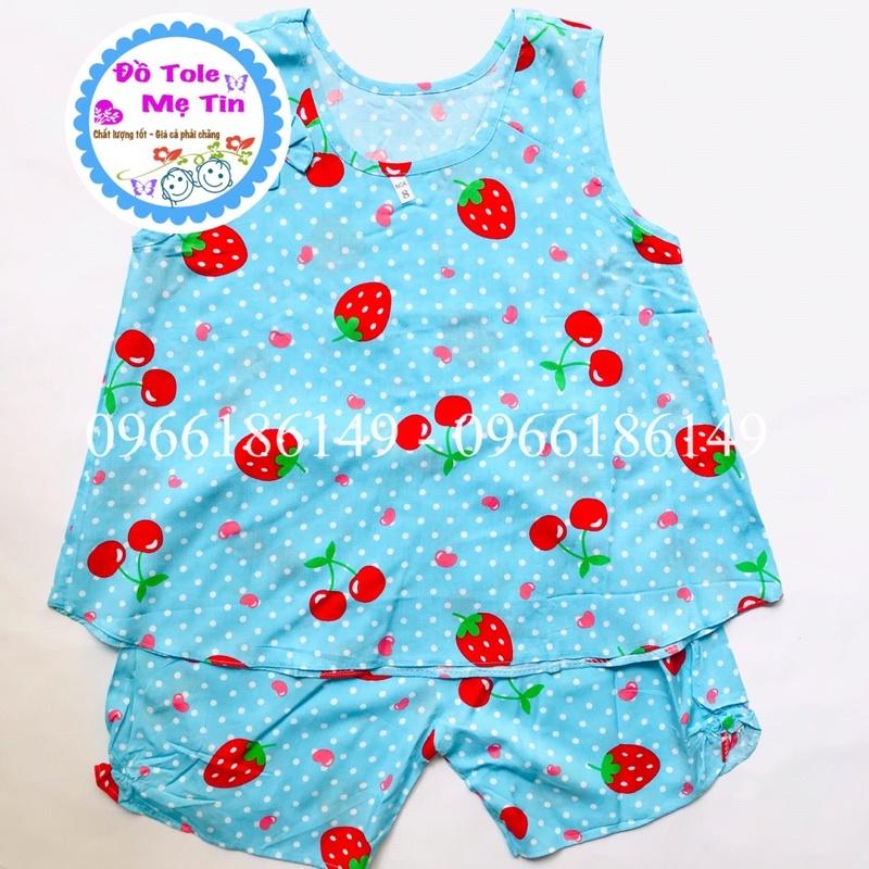 Đồ tole (lanh) sát nách dễ thương bé gái 5-26kg ( size 2-10)