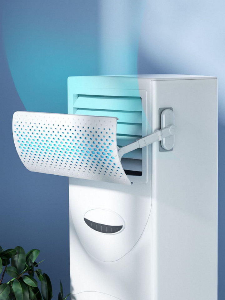 Tấm Chắn Gió Điều Hòa Máy Lạnh Di Động SWING PROTECT Lọc Không Khí Ion Âm - Home Decor Furniture