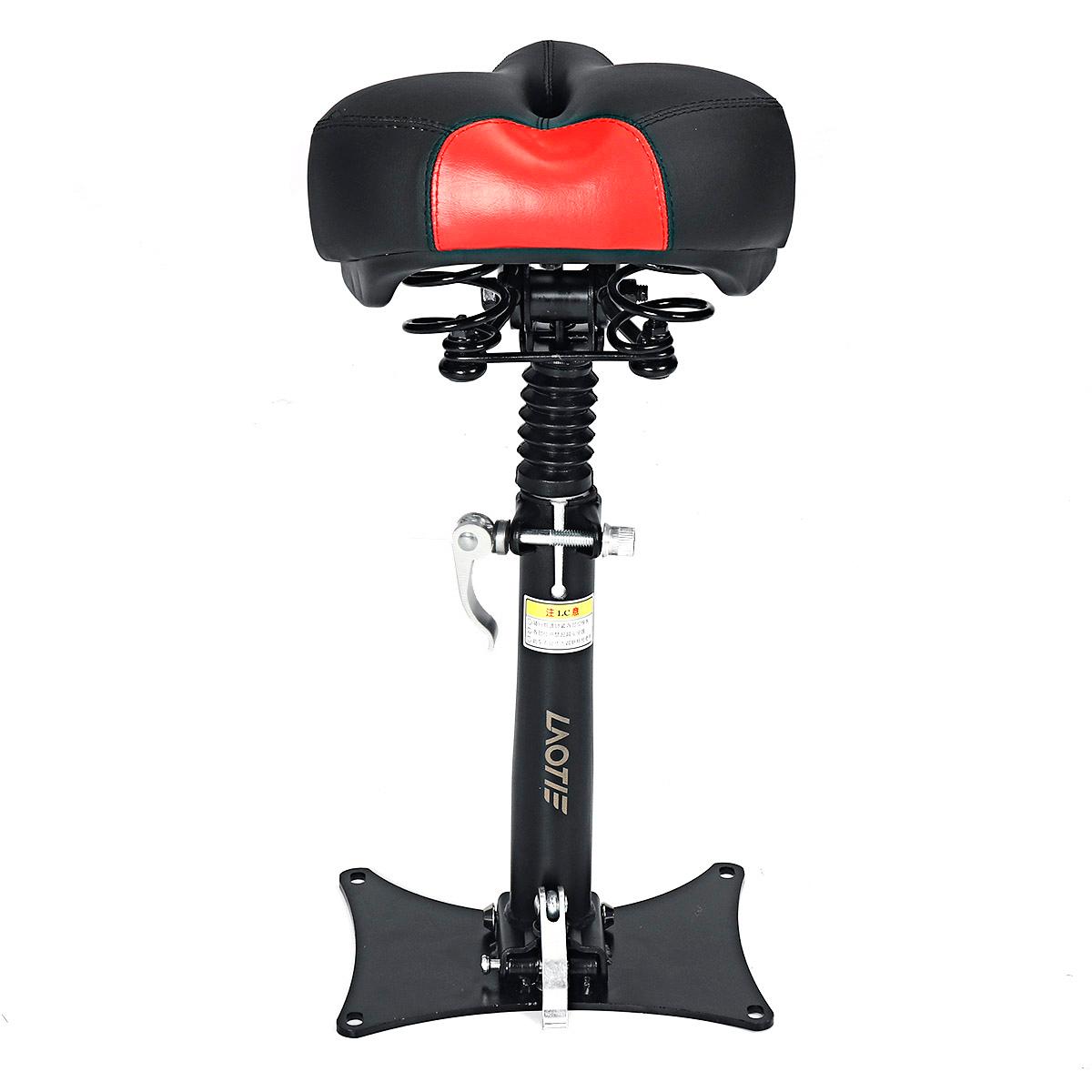 Ghế xe tay ga điện Ghế Yên Chuyên nghiệp Khí khốc 43-60cm có thể điều chỉnh sốc cao Ghế Ghế Ghế Ghế cho Laotie ES Màu sắc: Đen