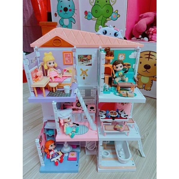 Bộ đồ chơi ngôi nhà búp bê- Little world dành cho bé gái. Thế giới búp bê cho con gái yêu