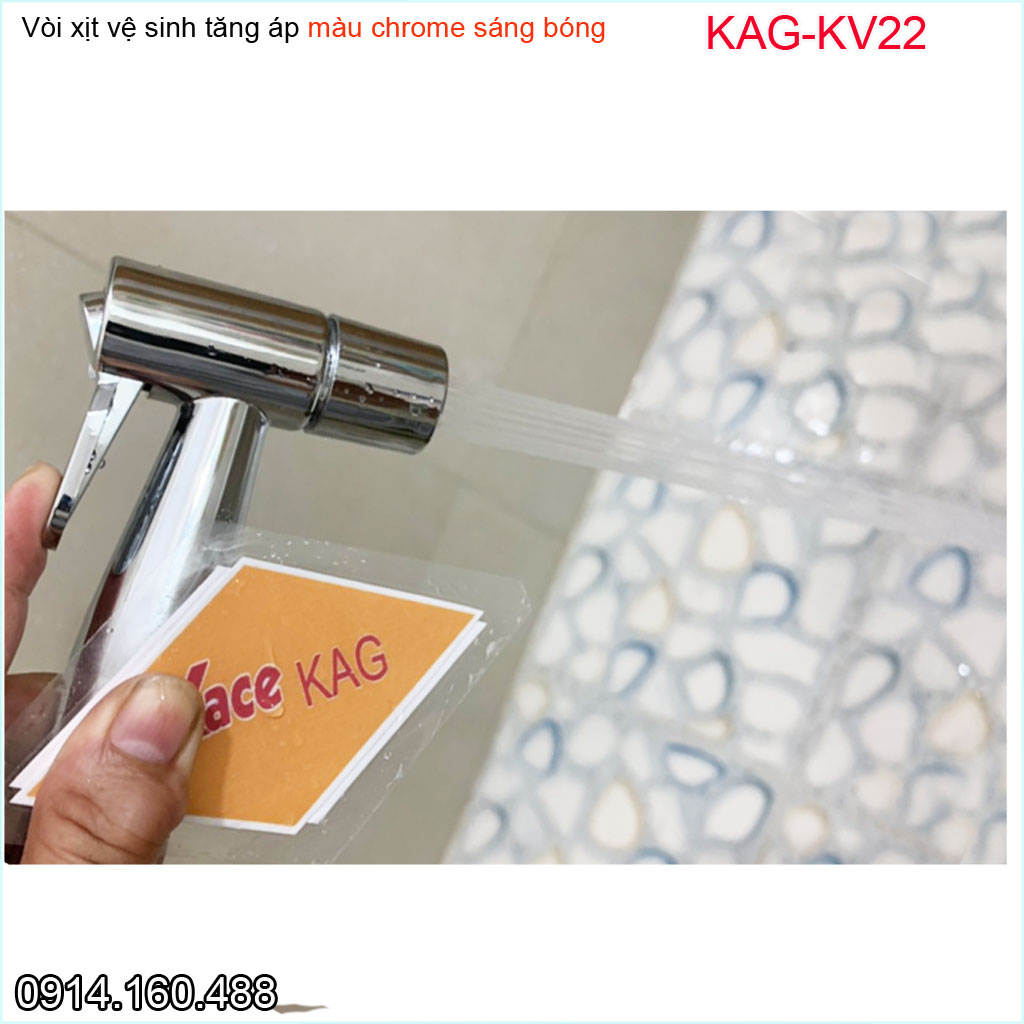 Vòi xịt vệ sinh cao cấp, vòi rửa vệ sinh cao cấp KAG-KV22