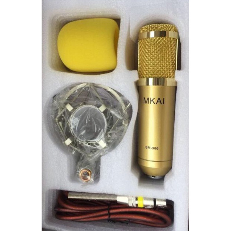 Mic BM-900 hát karaoke MKAI - Hàng Nhập Khẩu (Giao Màu Ngẫu Nhiên)