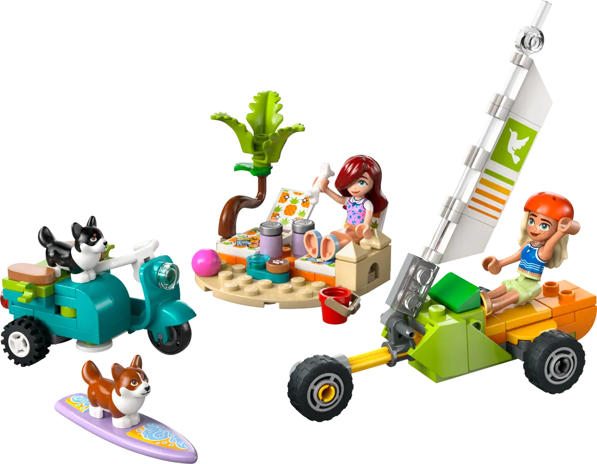 Đồ Chơi Lắp Ráp Cuộc Phiêu Lưu Xe Scooter Và Lướt Sóng - Lego Friends 42641 (113 Mảnh Ghép)