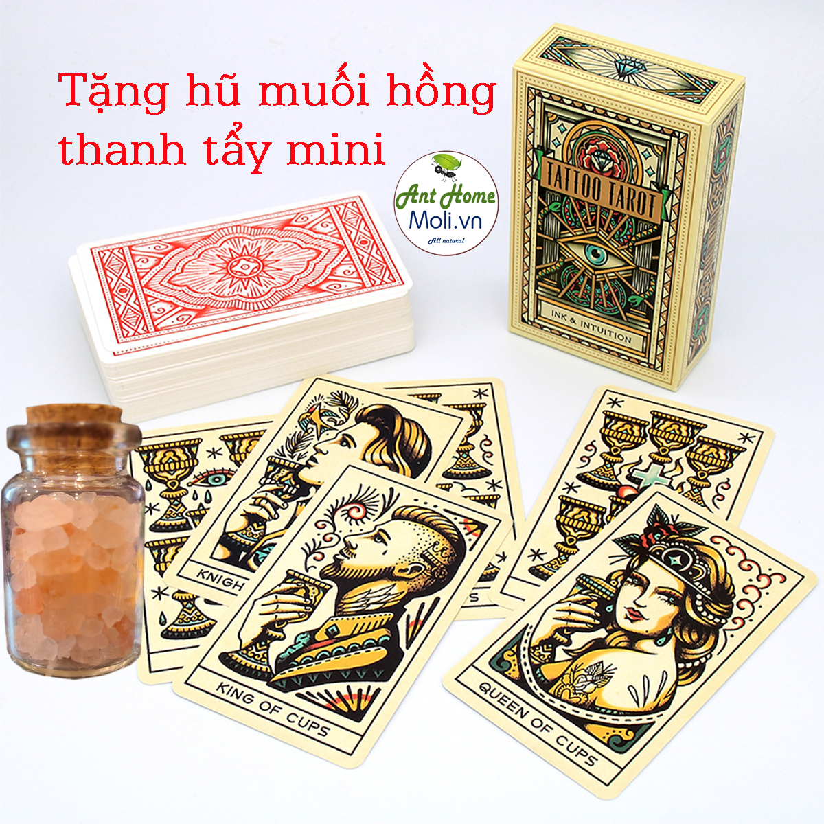 {KÈM QUÀ TẶNG} Bộ Tarot Tattoo Tarot Ink & Intuition Bài Bói