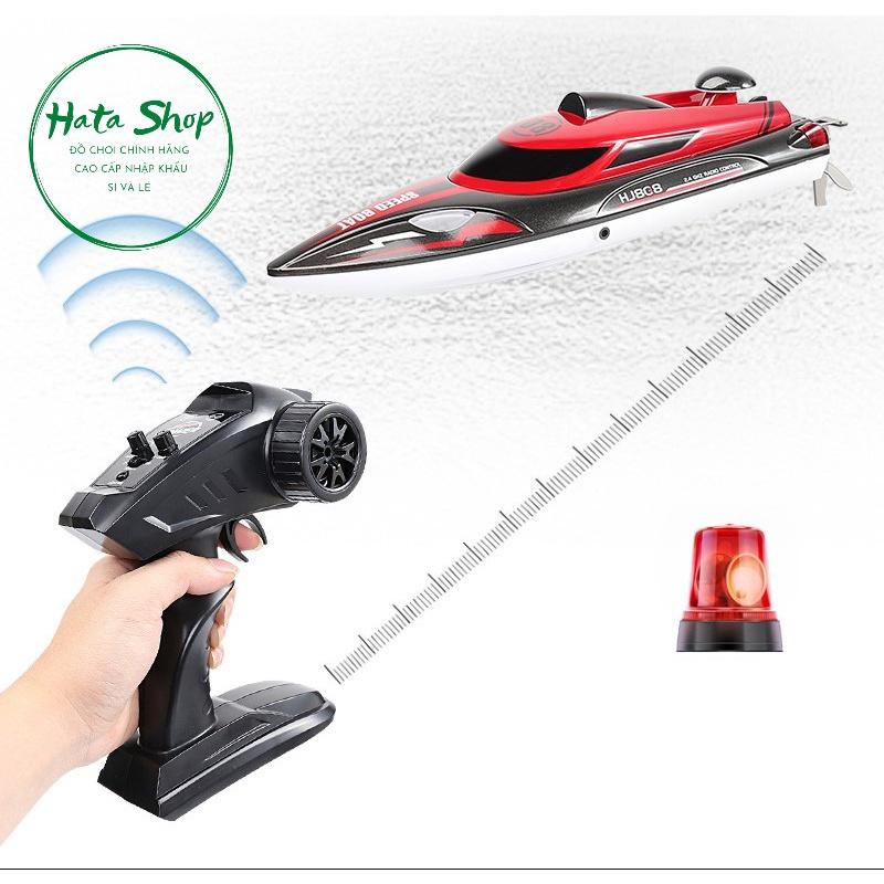 Tàu cano điều khiển từ xa HJ808 tốc độ 25km/h siêu tốc Speedboat 2.4GHZ remote control RC Racing Radio Control