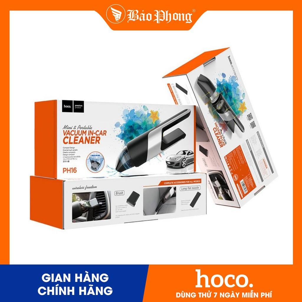 Máy hút bụi HOCO PH16 cầm tay dung tích 120ml hàng chính hãng