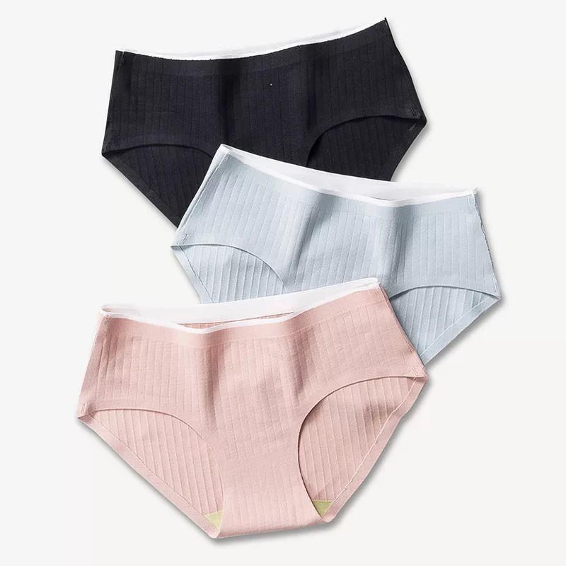 Quần lót nữ, quần lót cotton không viền siêu thấm hút mồ hôi thoáng mát mùa hè Q/C034