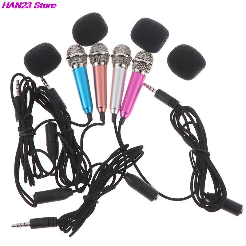 Mic cầm tay cầm tay mini di động mini 3,5mm micrô âm thanh mic